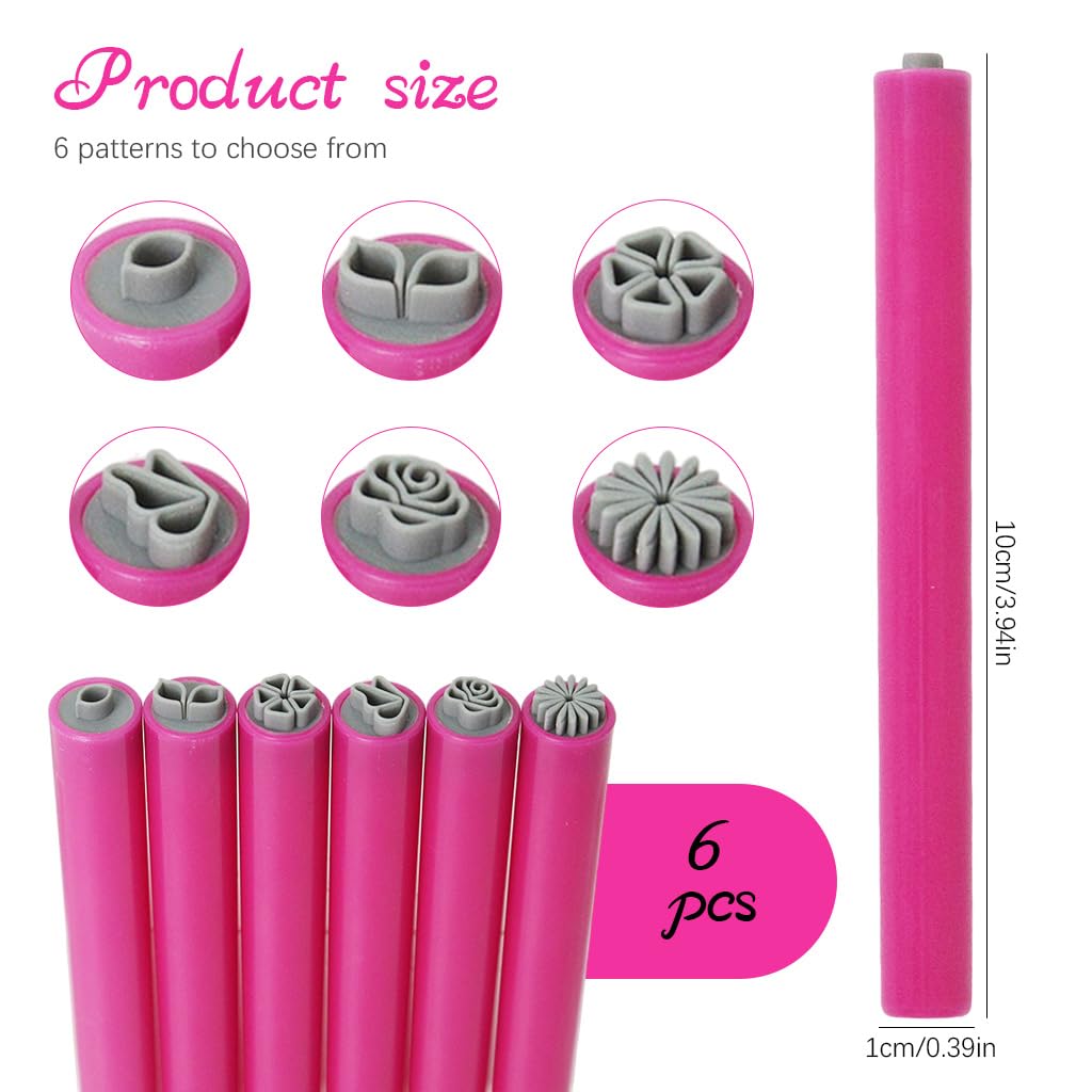 MAYCREATE 6Pcs Nail Art Stamps DIY Nail Decal Floral Charm Stamps Plastic Reuseable Mini Floral Nail Decal Charm Stamp Easy DIY Nail Art Stamping Tools MAYCREATE 6Pcs Nail Art Stamps DIY Nail Decal Floral Charm Stamps Plastic Reuseable Mini Floral Nail Decal Charm Stamp Easy DIY Nail Art Stamping Tools